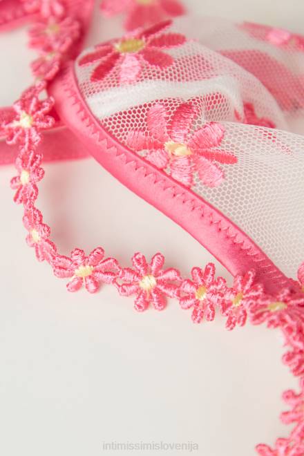 Intimissimi ženske 239j-fuksija/prašno bela spodnje perilo 2R8X531 sladek kot marjetice balkonet nedrček