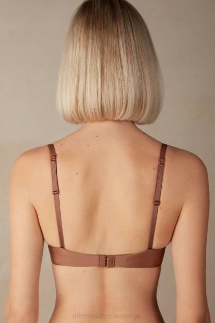 Intimissimi ženske 502i-temno bež spodnje perilo 2R8X631 sofia ultralahek balkonet modrček iz mikrovlaken