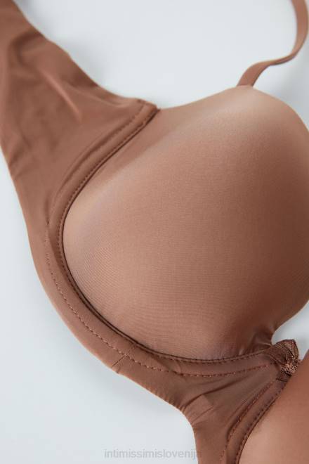 Intimissimi ženske 502i-temno bež spodnje perilo 2R8X631 sofia ultralahek balkonet modrček iz mikrovlaken