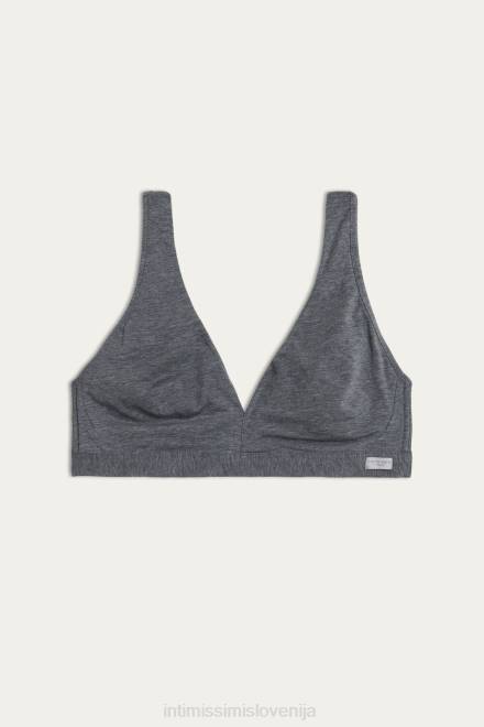 Intimissimi ženske 616i-cloud siva mešanica spodnje perilo 2R8X752 Lara bombažni trikotni nedrček