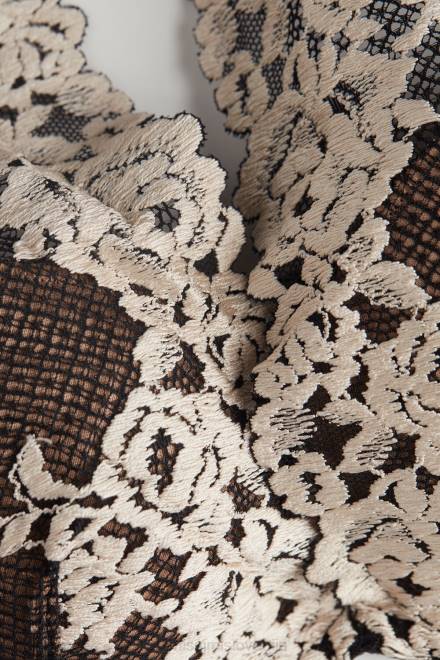 Intimissimi ženske 9887-črna/slonokoščena spodnje perilo 2R8X620 lepi cvetovi elena balkonet nedrček