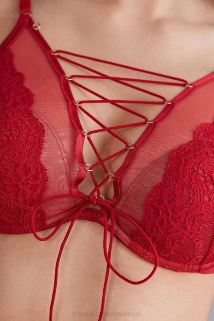 Intimissimi ženske 9888-rdeč pečatni vosek spodnje perilo 2R8X466 grešne fantazije elena balkonet nedrček