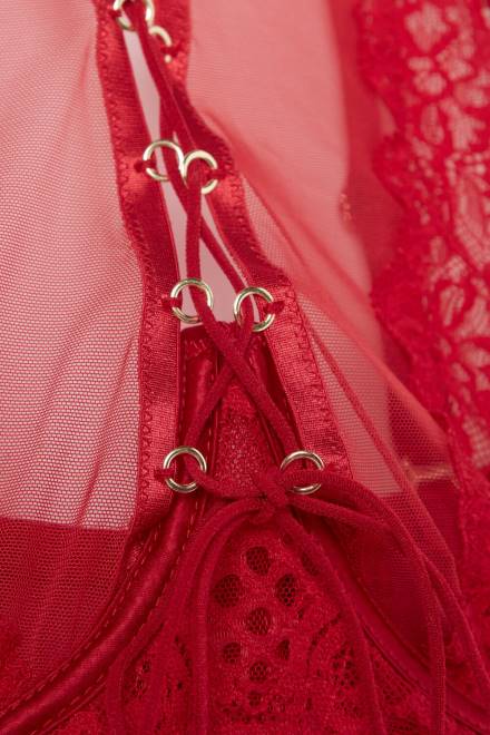 Intimissimi ženske 9888-rdeč pečatni vosek spodnje perilo 2R8X478 grešne fantazije modrček