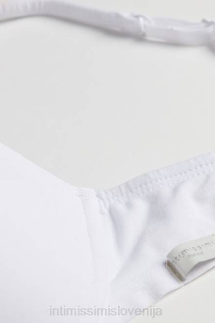 Intimissimi ženske 001-bela spodnje perilo 2R8X832 bellissima bombažni push-up nedrček s košarico