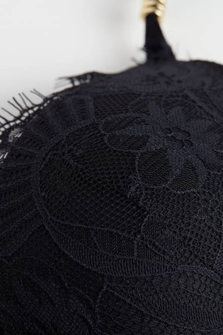 Intimissimi ženske 019-črna spodnje perilo 2R8X465 elettra sensual flowers super push-up modrček