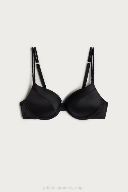 Intimissimi ženske 019-črna spodnje perilo 2R8X799 bellissima svileni nedrček push-up