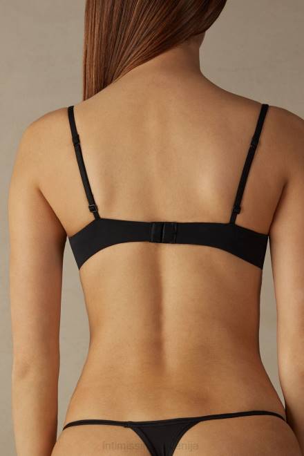 Intimissimi ženske 019-črna spodnje perilo 2R8X824 bellissima push-up modrček iz mikrovlaken