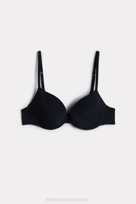 Intimissimi ženske 019-črna spodnje perilo 2R8X824 bellissima push-up modrček iz mikrovlaken