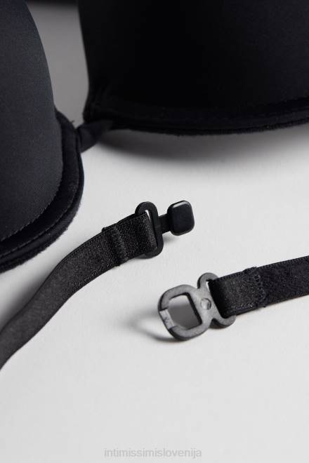 Intimissimi ženske 019-črna spodnje perilo 2R8X830 Silvia multifunkcijski nedrček push-up iz mikrovlaken
