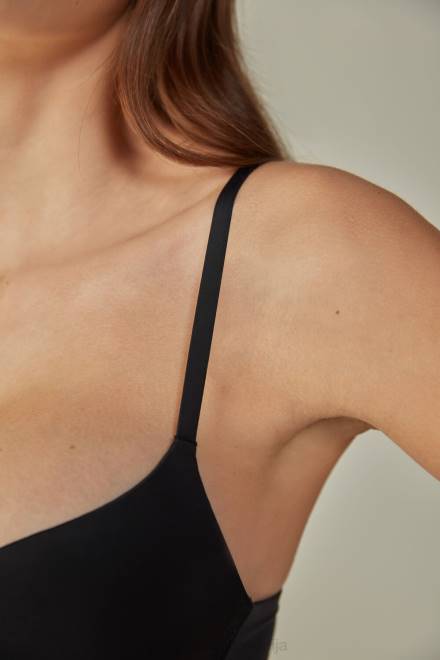 Intimissimi ženske 019-črna spodnje perilo 2R8X836 super push-up modrček iz mikrovlaken gioia c-d skodelice