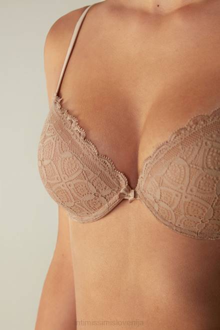 Intimissimi ženske 044-nežno bež spodnje perilo 2R8X696 bellissima čipkasti nedrček push-up