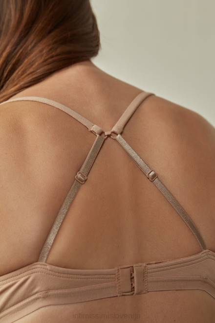 Intimissimi ženske 044-nežno bež spodnje perilo 2R8X828 bellissima bombažni push-up nedrček s košarico