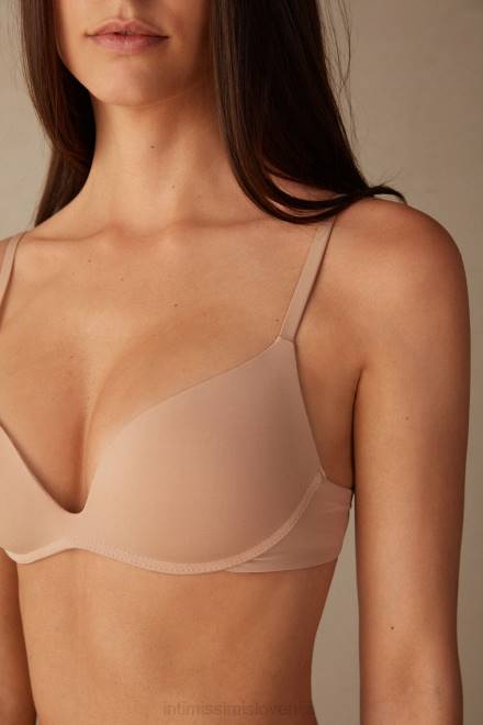 Intimissimi ženske 044-nežno bež spodnje perilo 2R8X839 super push-up nedrček iz mikrovlaken gioia b