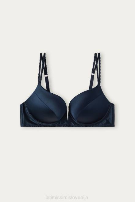 Intimissimi ženske 1467-intenzivno modra spodnje perilo 2R8X659 mia svilen super push-up nedrček