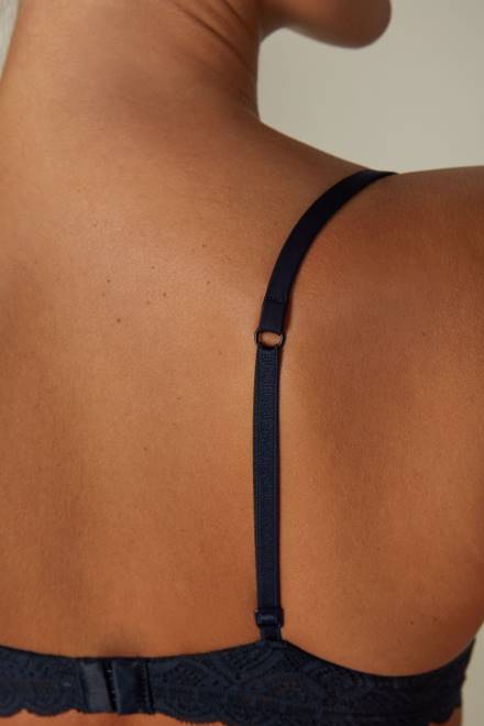 Intimissimi ženske 1467-intenzivno modra spodnje perilo 2R8X707 gioia čipkasti nedrček super push-up
