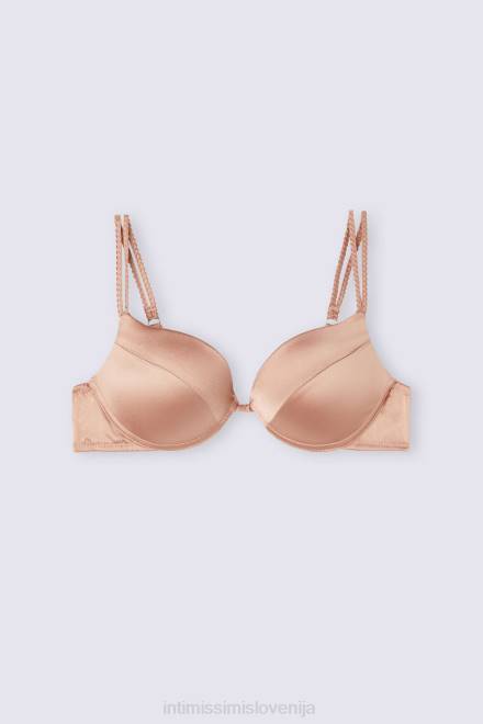 Intimissimi ženske 163i-saten roza spodnje perilo 2R8X485 simona svilen modrček super push-up
