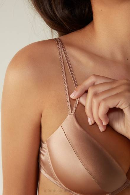 Intimissimi ženske 163i-saten roza spodnje perilo 2R8X798 bellissima svileni nedrček push-up
