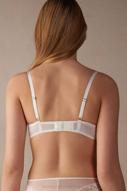 Intimissimi ženske 2127-prašno bela spodnje perilo 2R8X601 elettra neustrašna ženstvenost super push-up nedrček