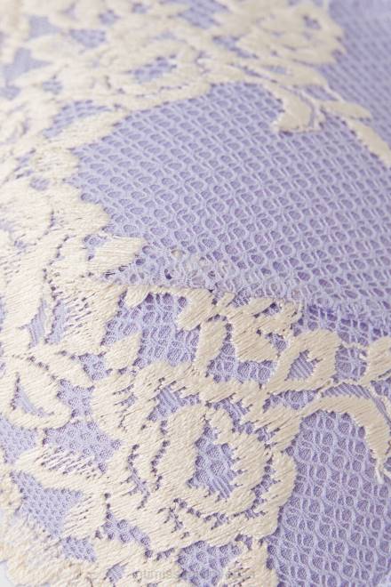 Intimissimi ženske 214j-sladka sivka/slonovina spodnje perilo 2R8X570 nedrček Gioia super push-up s čudovitimi rožicami