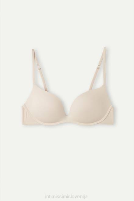 Intimissimi ženske 2280-roza svila spodnje perilo 2R8X470 gioia ultralahek push-up modrček iz mikrovlaken