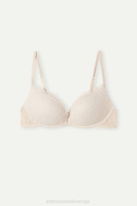 Intimissimi ženske 2280-roza svila spodnje perilo 2R8X711 gioia čipkasti nedrček super push-up