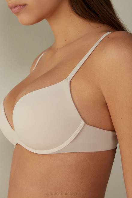 Intimissimi ženske 2280-roza svila spodnje perilo 2R8X834 super push-up modrček iz mikrovlaken gioia c-d skodelice