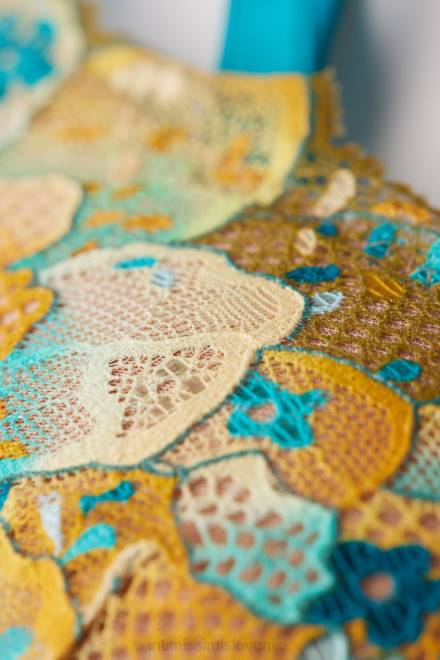 Intimissimi ženske 236j-poletno turkizno modra spodnje perilo 2R8X522 super push-up nedrček gioia summer vibes