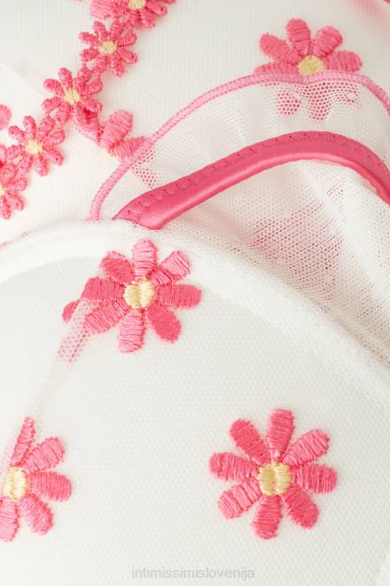 Intimissimi ženske 239j-fuksija/prašno bela spodnje perilo 2R8X532 sladka kot marjetice simona super push-up nedrček