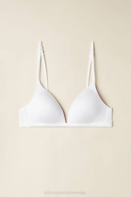 Intimissimi ženske 001-bela spodnje perilo 2R8X475 ultralahek trikotni nedrček tiziana iz mikrovlaken