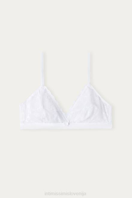 Intimissimi ženske 001-bela spodnje perilo 2R8X675 emma čipkasti trikotni nedrček