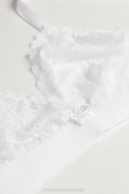 Intimissimi ženske 001-bela spodnje perilo 2R8X675 emma čipkasti trikotni nedrček