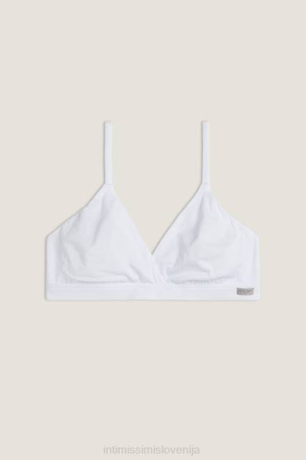 Intimissimi ženske 001-bela spodnje perilo 2R8X756 trikotni modrček emma iz naravnega bombaža