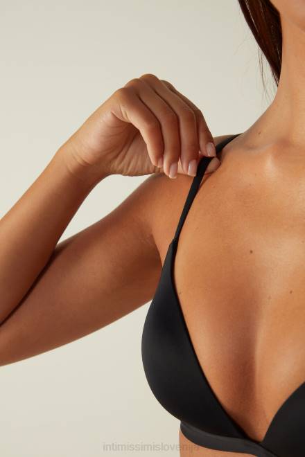 Intimissimi ženske 019-črna spodnje perilo 2R8X823 trikotni nedrček iz mikrovlaken tiziana