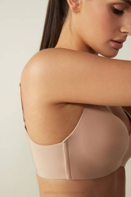Intimissimi ženske 044-nežno bež spodnje perilo 2R8X724 adele ultralahek trikotni modrček iz mikrovlaken