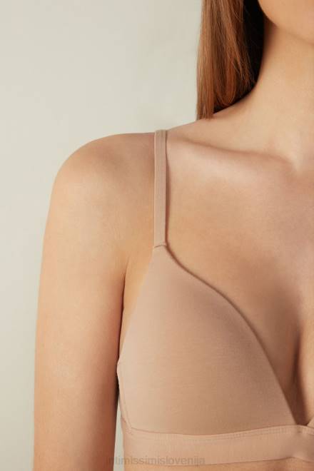 Intimissimi ženske 044-nežno bež spodnje perilo 2R8X738 trikotni nedrček tiziana iz naravnega bombaža