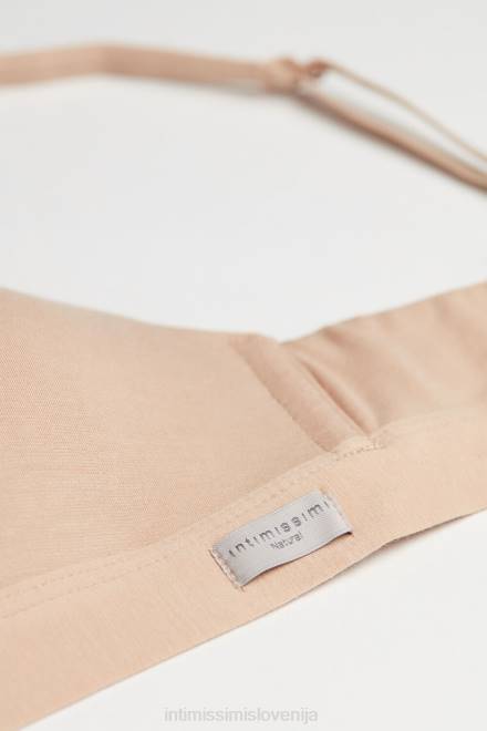 Intimissimi ženske 044-nežno bež spodnje perilo 2R8X738 trikotni nedrček tiziana iz naravnega bombaža