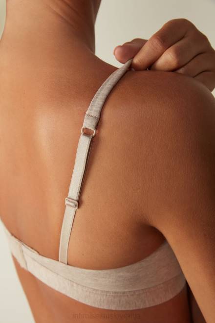 Intimissimi ženske 112i-naravna mešanica spodnje perilo 2R8X715 trikotni modrček emma iz naravnega bombaža