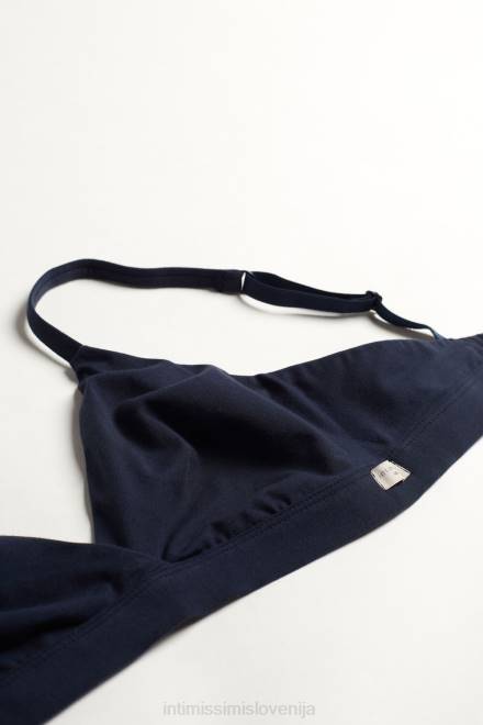 Intimissimi ženske 1467-intenzivno modra spodnje perilo 2R8X681 trikotni modrček emma iz naravnega bombaža