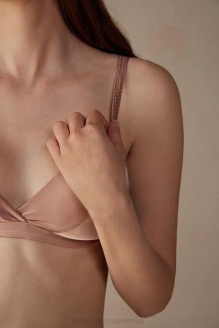 Intimissimi ženske 163i-saten roza spodnje perilo 2R8X794 emma svilen trikotni nedrček
