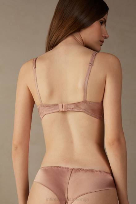 Intimissimi ženske 163i-saten roza spodnje perilo 2R8X794 emma svilen trikotni nedrček