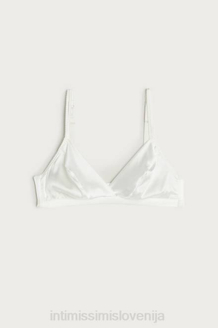 Intimissimi ženske 2127-prašno bela spodnje perilo 2R8X797 emma svilen trikotni nedrček