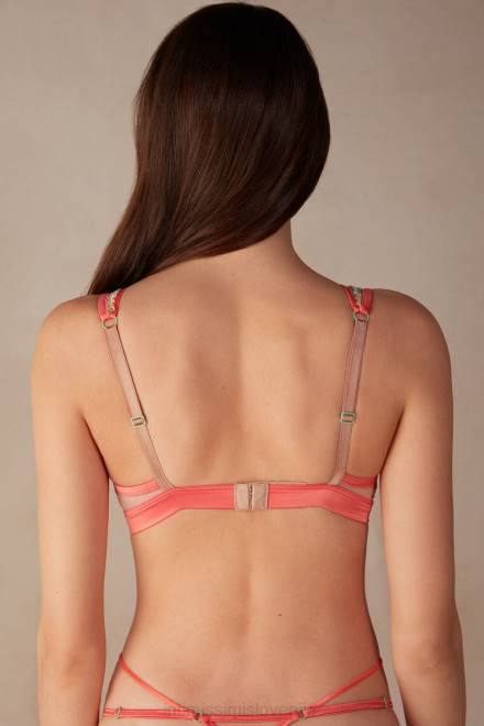 Intimissimi ženske 235j-mehka bež/večbarvna spodnje perilo 2R8X513 trikotni nedrček sladkarije barve