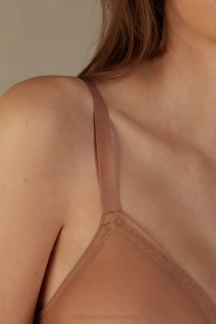 Intimissimi ženske 417i-srednje bež spodnje perilo 2R8X766 Emma nevidni trikotni nedrček