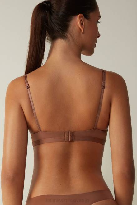 Intimissimi ženske 502i-temno bež spodnje perilo 2R8X729 trikotni nedrček iz mikrovlaken tiziana