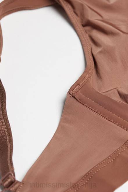 Intimissimi ženske 502i-temno bež spodnje perilo 2R8X771 lara ultralahek trikotni modrček iz mikrovlaken