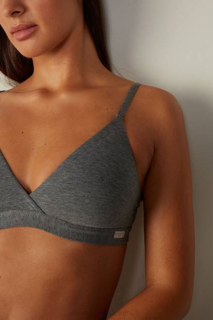 Intimissimi ženske 616i-cloud siva mešanica spodnje perilo 2R8X703 trikotni modrček emma iz naravnega bombaža