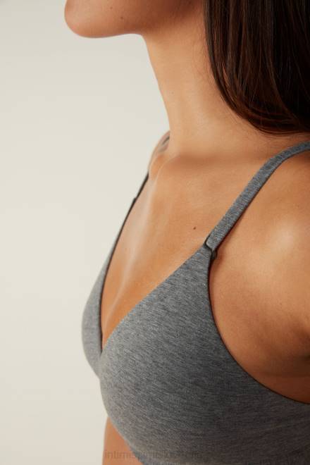 Intimissimi ženske 616i-cloud siva mešanica spodnje perilo 2R8X703 trikotni modrček emma iz naravnega bombaža