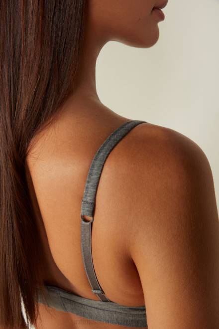 Intimissimi ženske 616i-cloud siva mešanica spodnje perilo 2R8X703 trikotni modrček emma iz naravnega bombaža