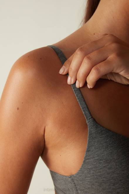 Intimissimi ženske 616i-cloud siva mešanica spodnje perilo 2R8X723 trikotni nedrček tiziana iz naravnega bombaža