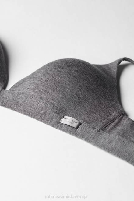 Intimissimi ženske 616i-cloud siva mešanica spodnje perilo 2R8X723 trikotni nedrček tiziana iz naravnega bombaža